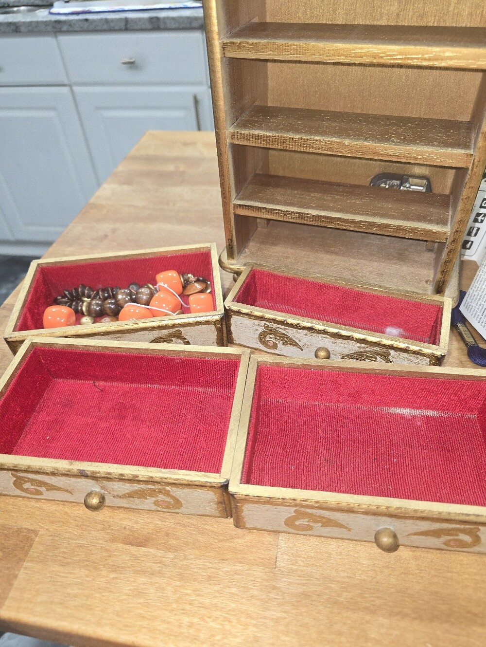 JEWELRY AND MUSIC BOX VINTAGE ITALIAN - Picture 4 of 4